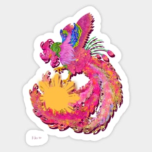 Sarimanok Pink Sticker